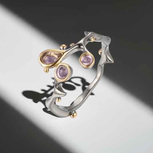 Amethyst Ring - Soul Balance - YNNOVIA