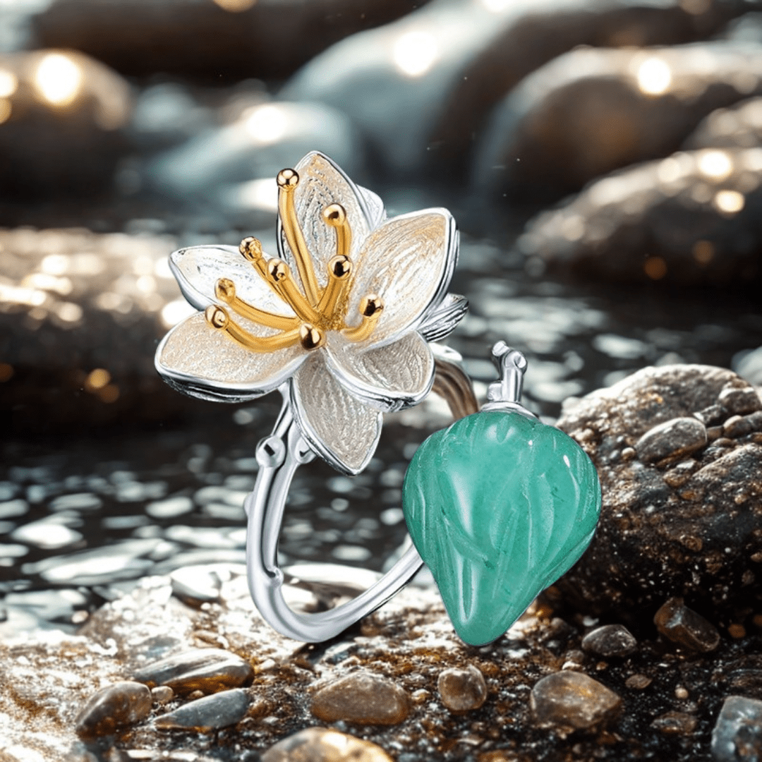 Aventurin Ring - Heart of Growth - YNNOVIA