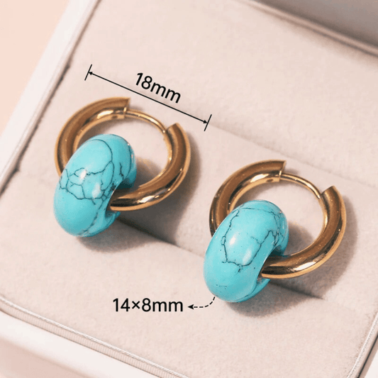 Go & Glow | Edelstein - Hoops - YNNOVIA