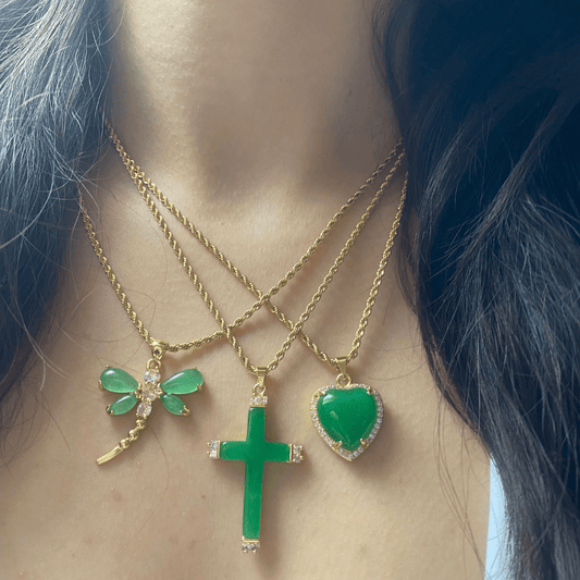 Kette mit Jade - YNNOVIA