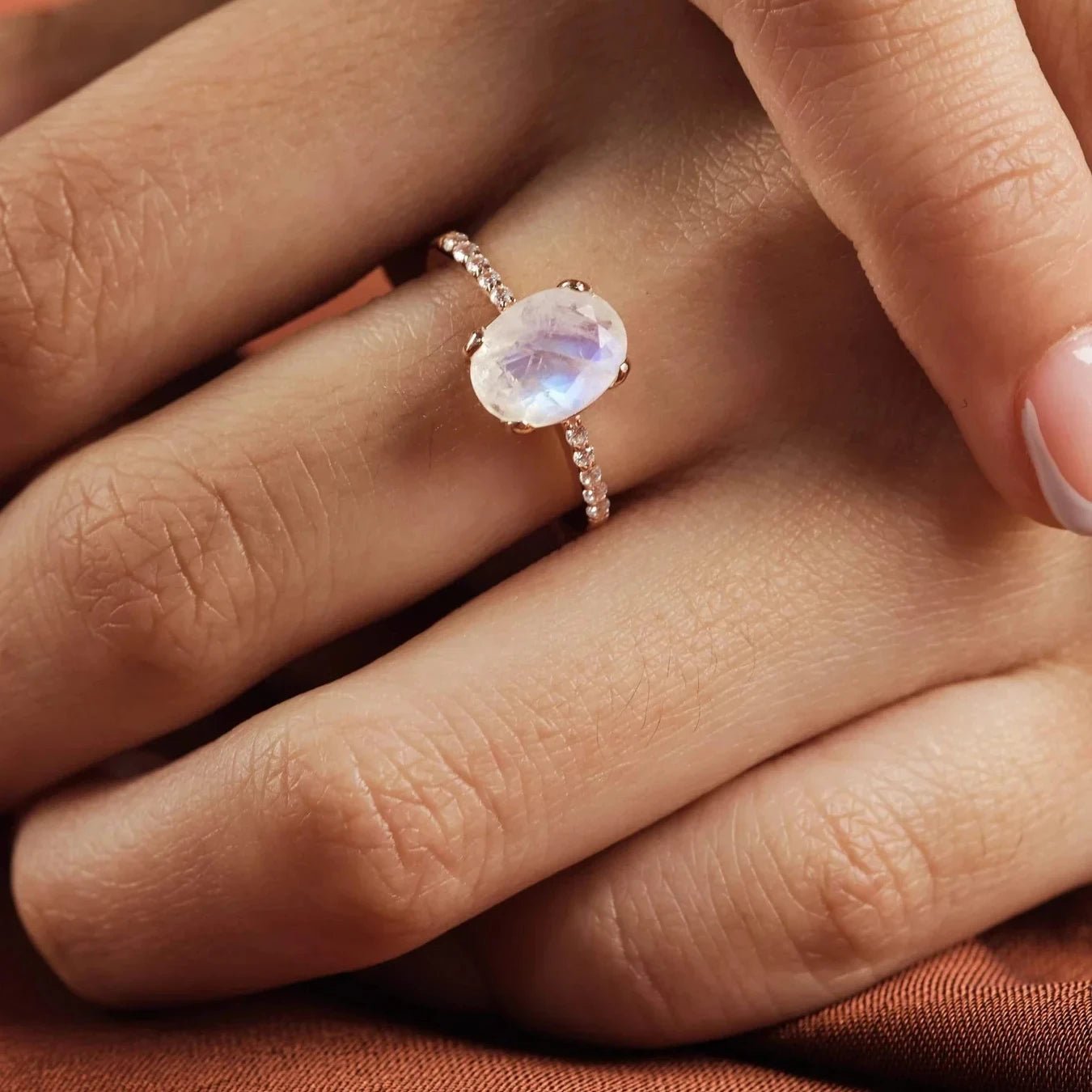 Labradorit Ring - Aurora Mystic - YNNOVIA