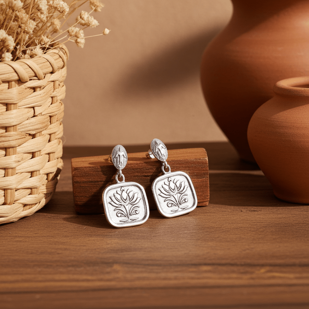 Lotus Awakening | Ohrringe - spirituellen Wiedergeburt - YNNOVIA