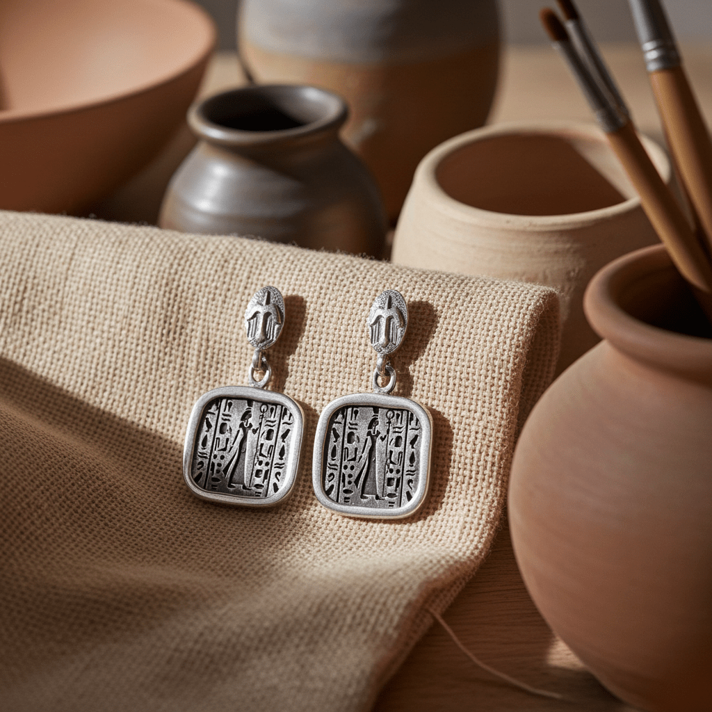 Nofretete | Ohrringe der Königinnenfrequenz - YNNOVIA