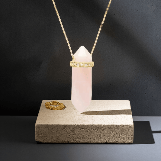 Rosenquarzkette - Celestial Harmony - YNNOVIA