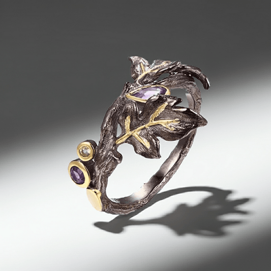 Waldherz – Amethyst Ring der alten Seelen - YNNOVIA