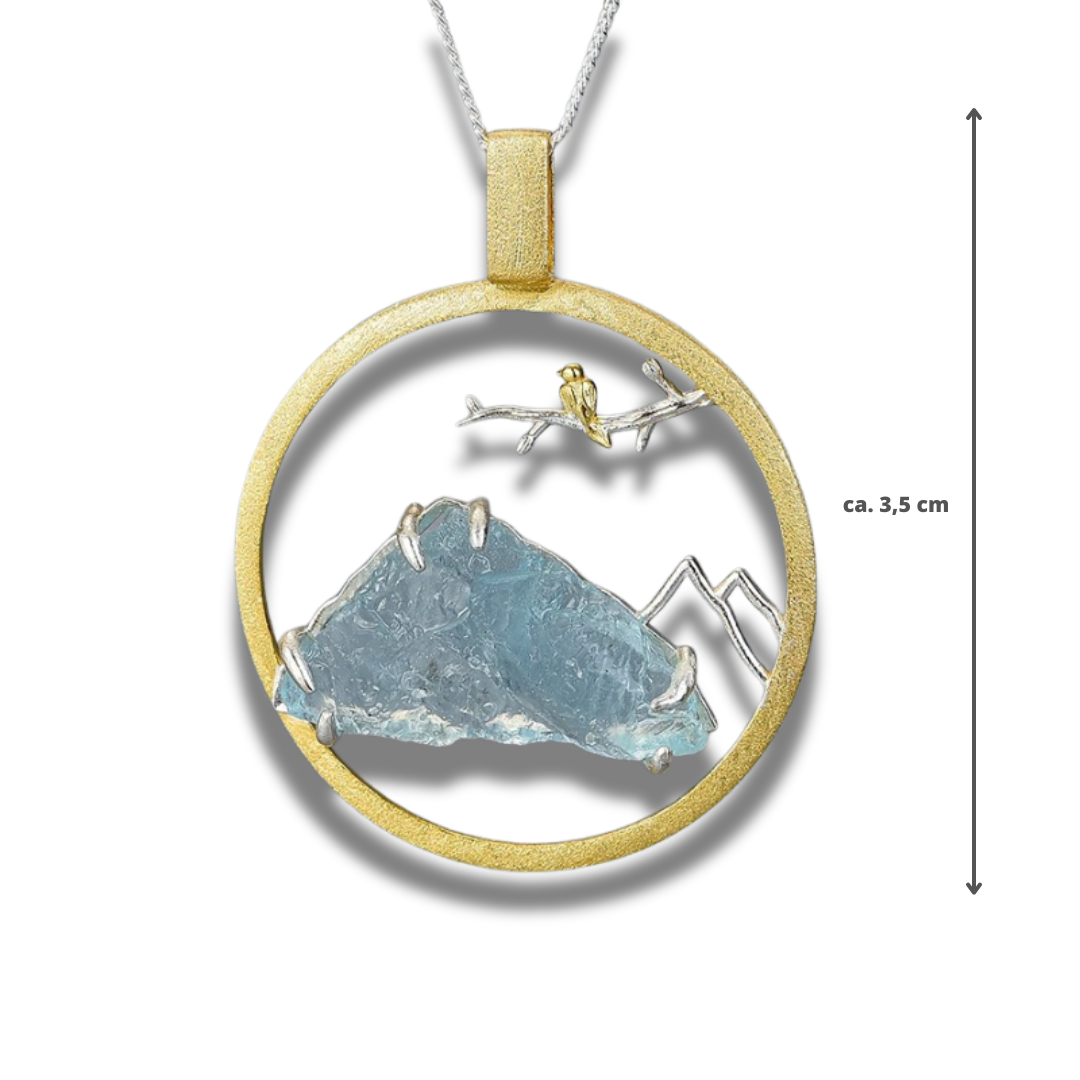 Alpenglanz – Schmuckset mit Aquamarin