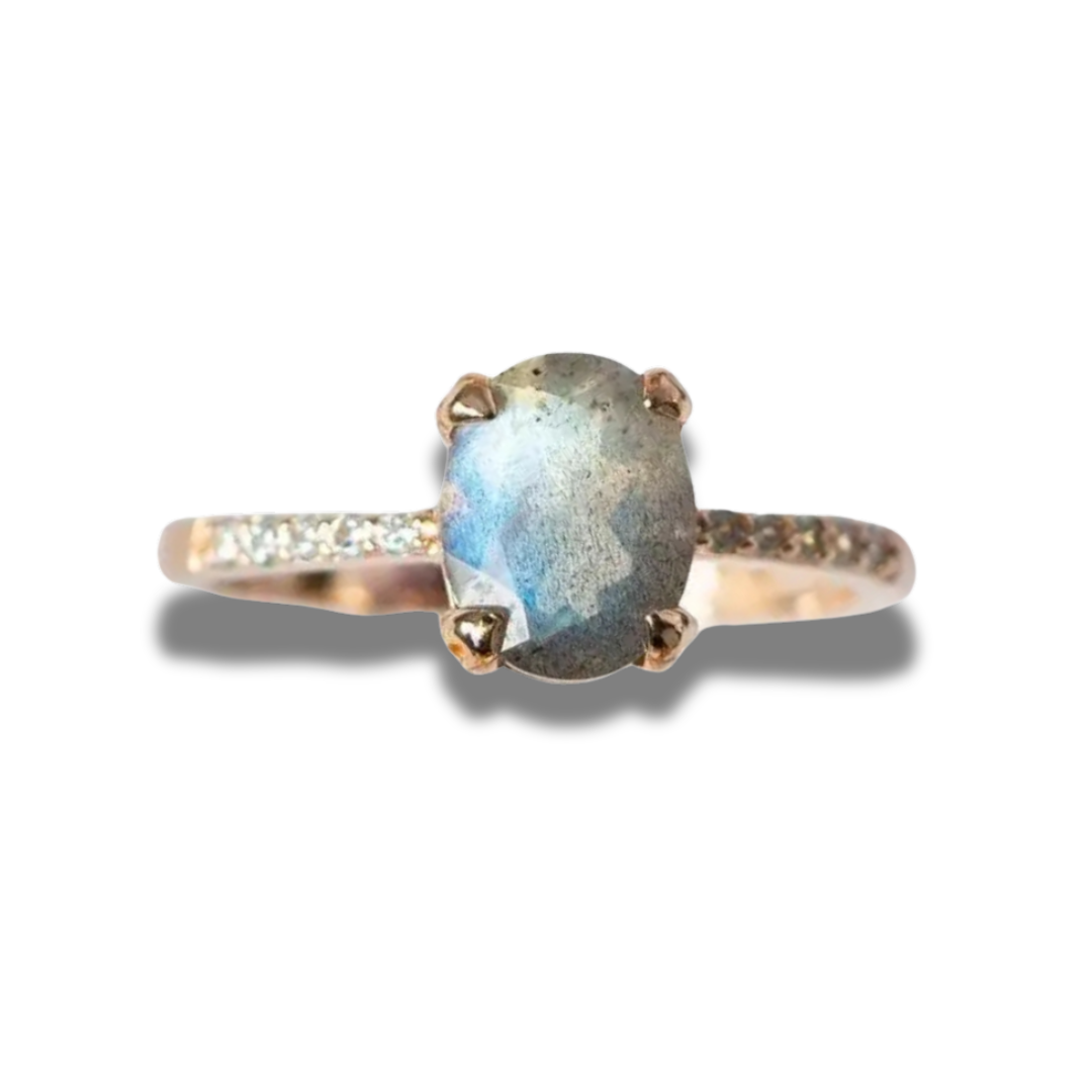Labradorite Ring - Aurora Mystic