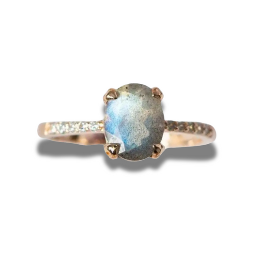 Labradorit Ring - Aurora Mystic
