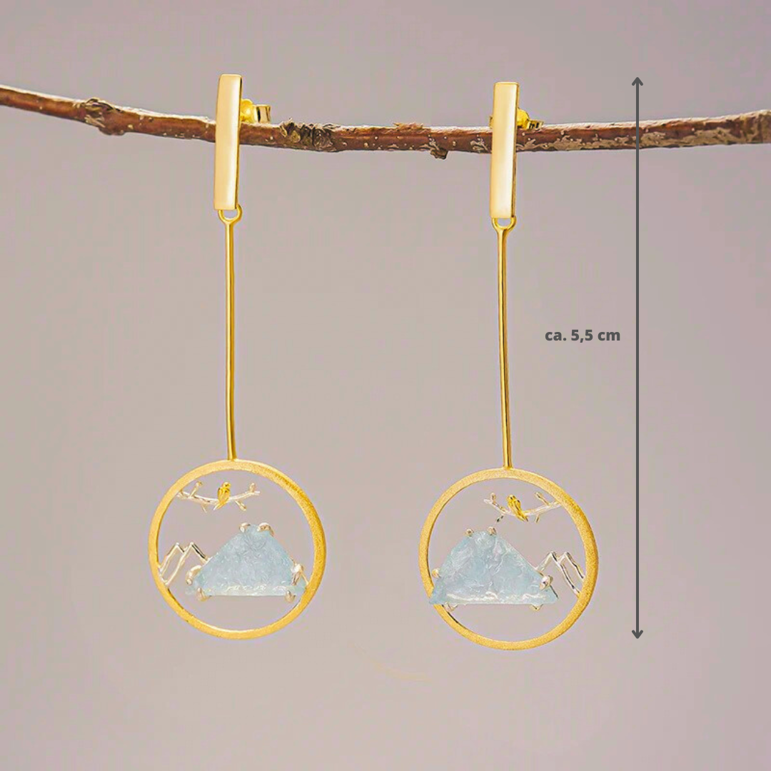 Alpenglanz – Schmuckset mit Aquamarin
