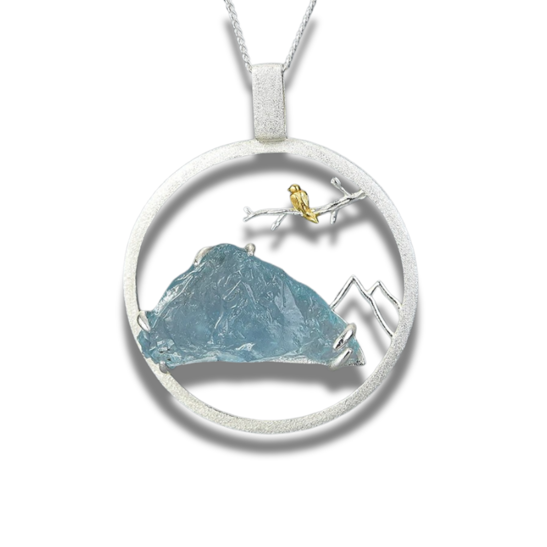 Alpenglanz – Schmuckset mit Aquamarin