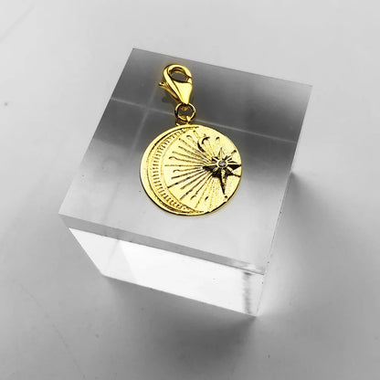 Necklace - Hand, Moon and Star