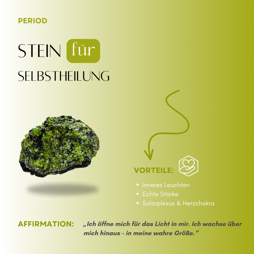 Green Flame - Ring mit Periot