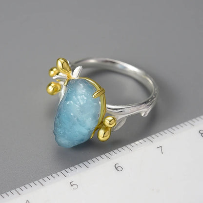 Cosmic Bundle - Aquamarin-Ring