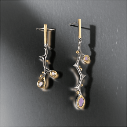 Amethyst Ohrringe - Soul Balance - YNNOVIA