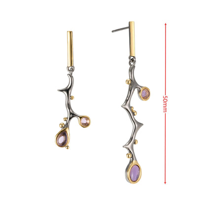 Amethyst Ohrringe - Soul Balance - YNNOVIA