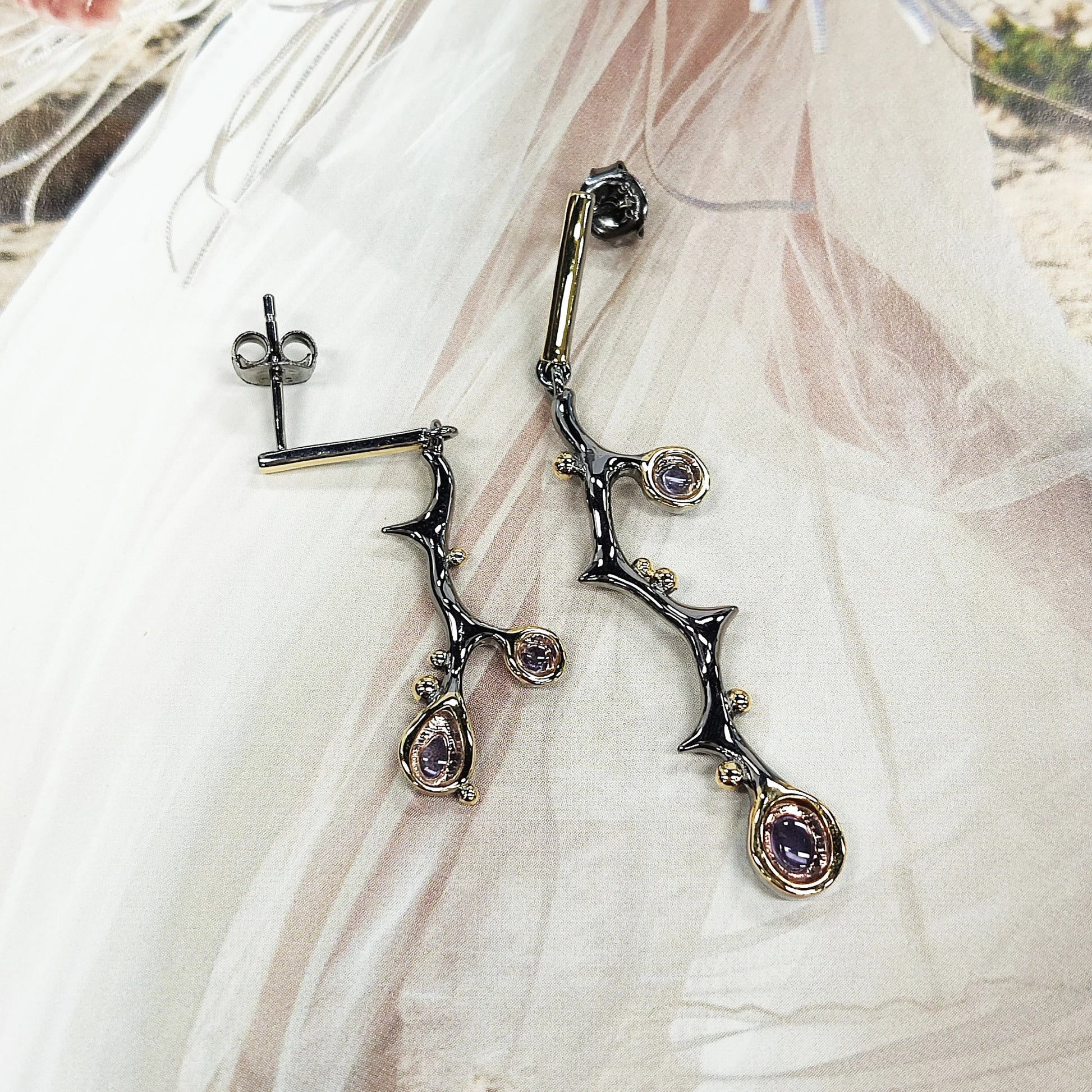 Amethyst Ohrringe - Soul Balance - YNNOVIA