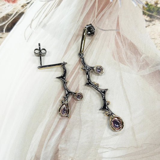 Amethyst Ohrringe - Soul Balance - YNNOVIA