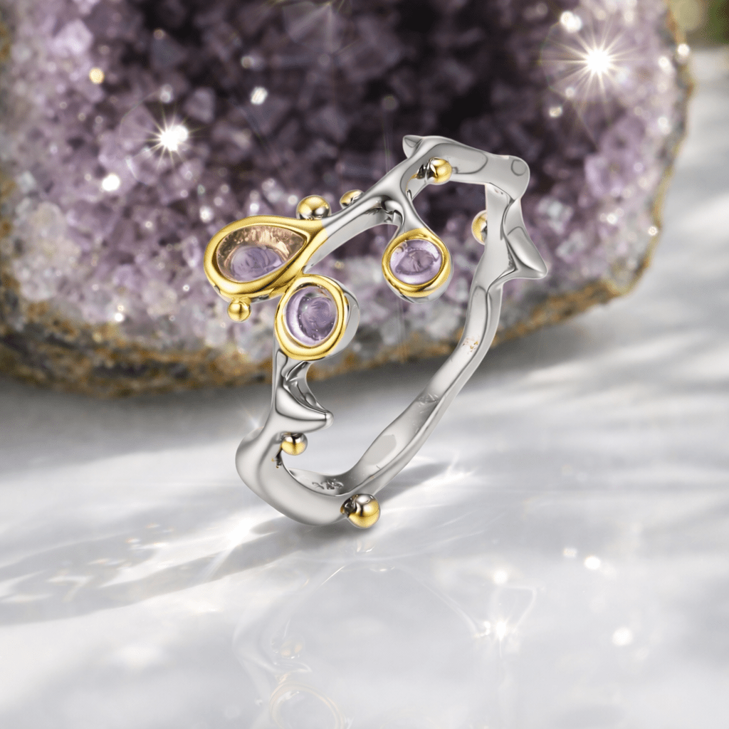 Amethyst Ring - Soul Balance - YNNOVIA