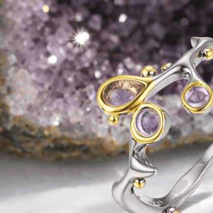 Amethyst Ring - Soul Balance - YNNOVIA