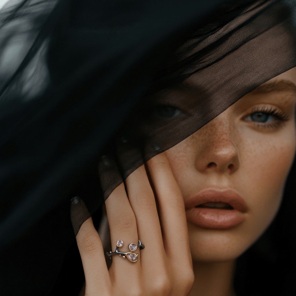 Amethyst Ring - Soul Balance - YNNOVIA