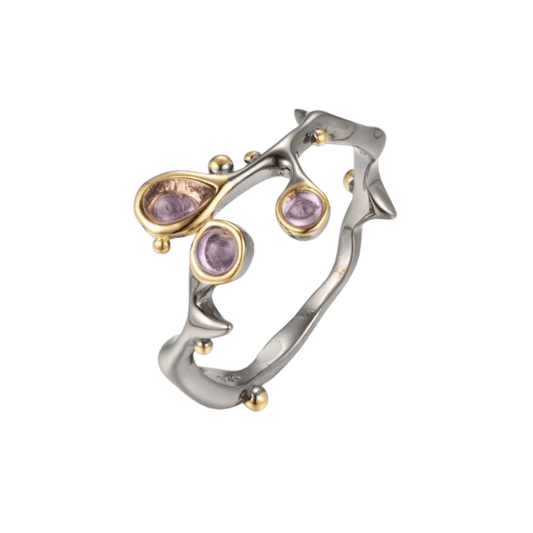 Amethyst Ring - Soul Balance - YNNOVIA