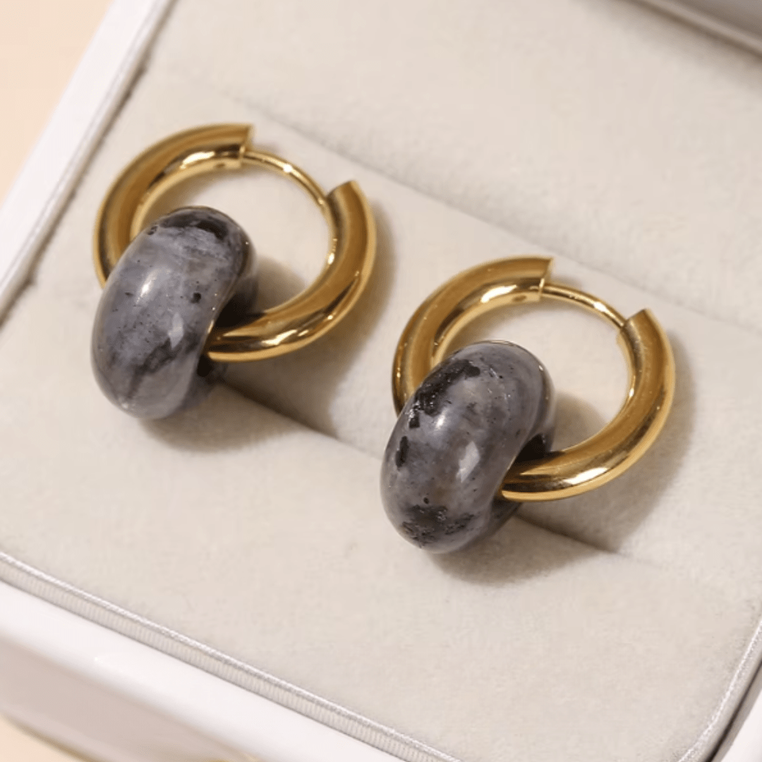 Go & Glow | Edelstein - Hoops - YNNOVIA