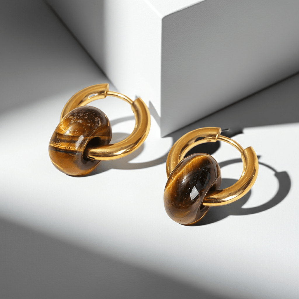 Go & Glow | Edelstein - Hoops - YNNOVIA