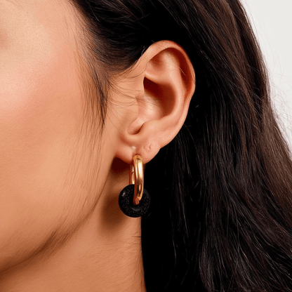 Go & Glow | Edelstein - Hoops - YNNOVIA