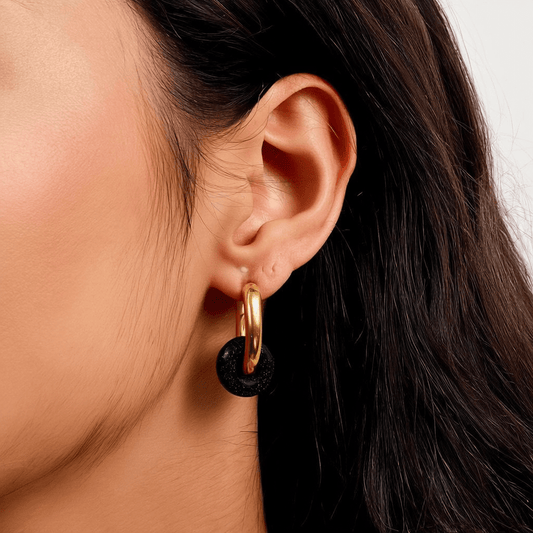 Go & Glow | Edelstein - Hoops - YNNOVIA