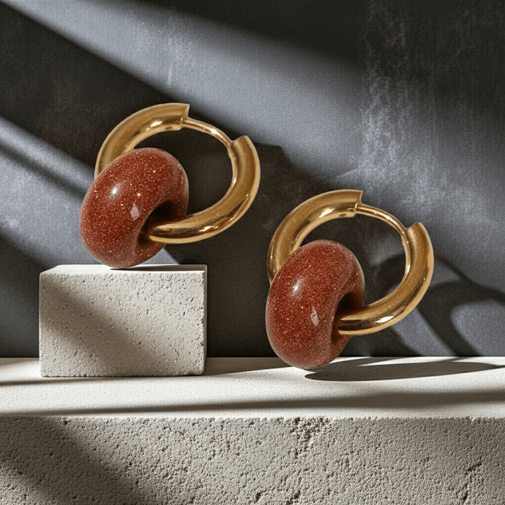 Go & Glow | Edelstein - Hoops - YNNOVIA