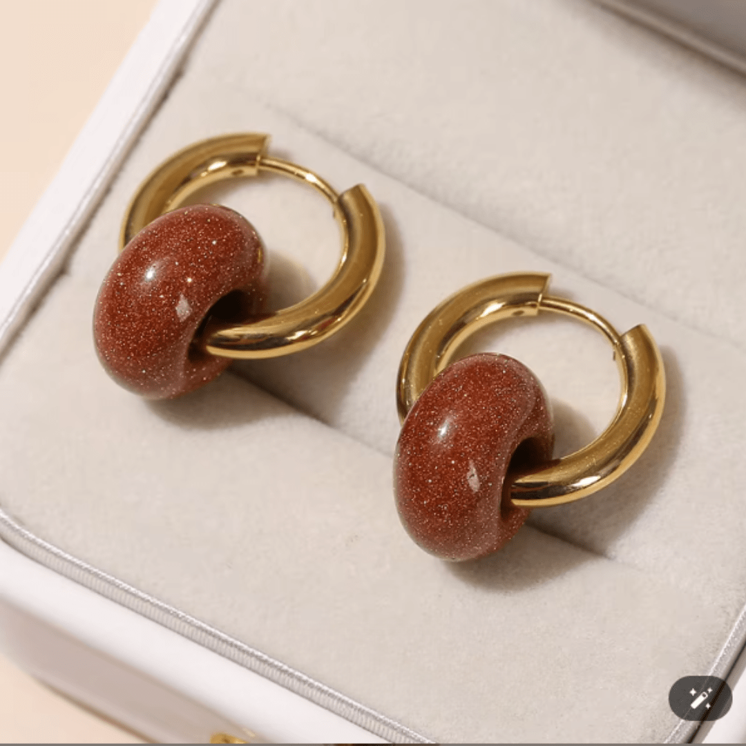 Go & Glow | Edelstein - Hoops - YNNOVIA