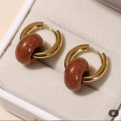 Go & Glow | Edelstein - Hoops - YNNOVIA