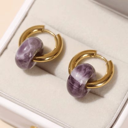 Go & Glow | Edelstein - Hoops - YNNOVIA