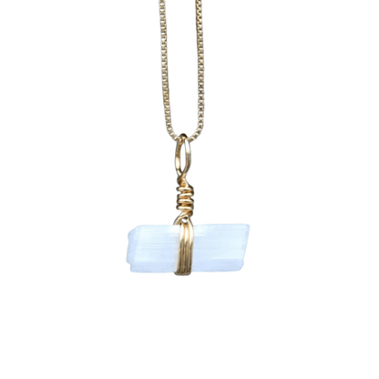 Go & Glow Kette | Edelstahl & Edelstein | Geburtsstein - YNNOVIA