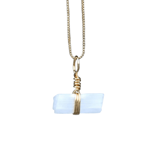 Go & Glow Kette | Edelstahl & Edelstein | Geburtsstein - YNNOVIA