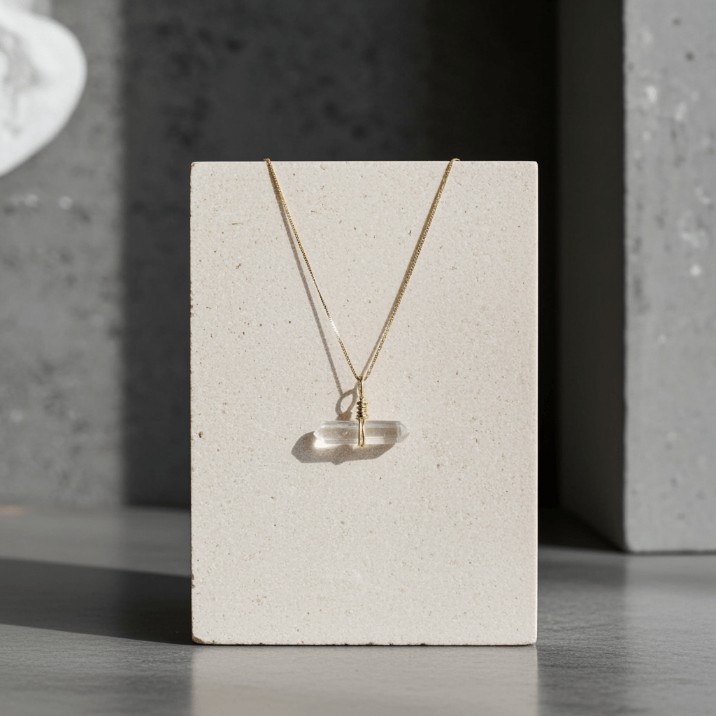 Go & Glow Kette | Edelstahl & Edelstein | Geburtsstein - YNNOVIA