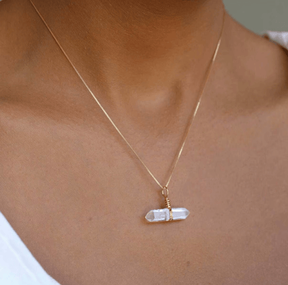 Go & Glow Kette | Edelstahl & Edelstein | Geburtsstein - YNNOVIA