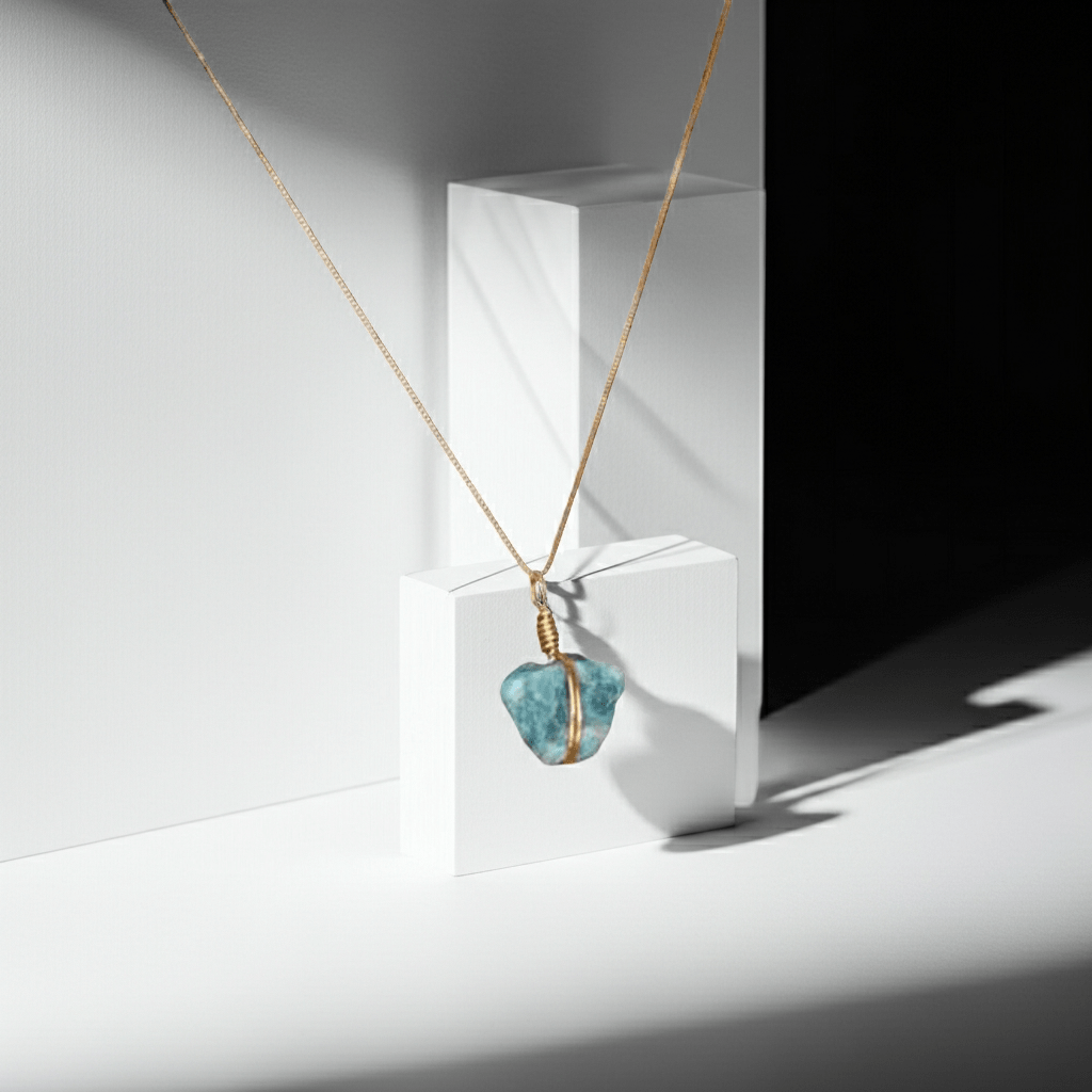 Go & Glow Kette | Edelstahl & Edelstein | Geburtsstein - YNNOVIA