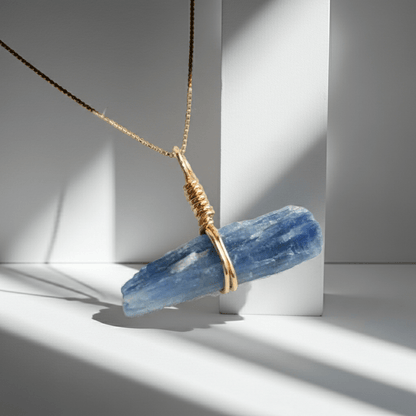 Go & Glow Kette | Edelstahl & Edelstein | Geburtsstein - YNNOVIA