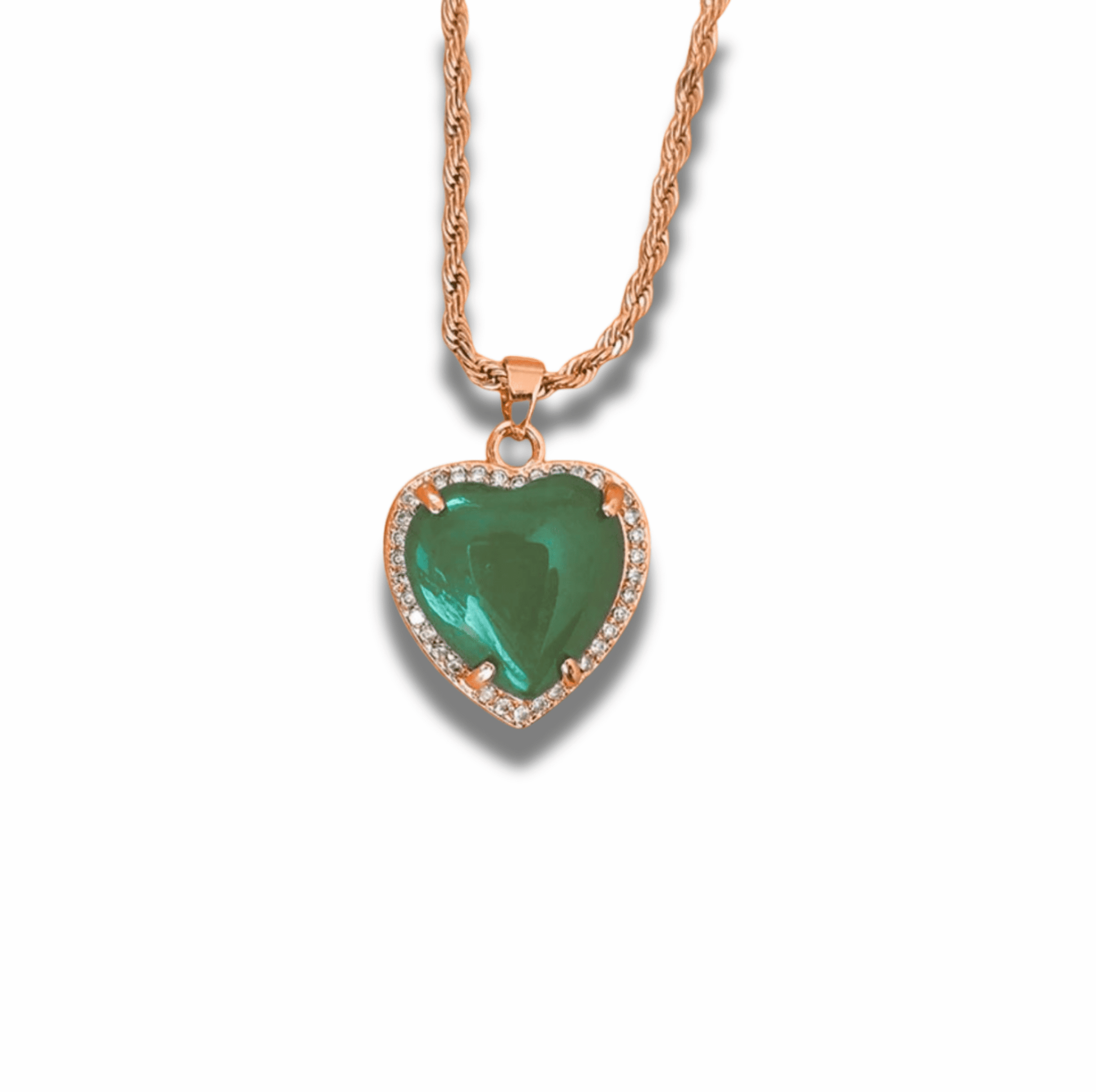 Jade Essence - Kette mit Jade - Herz - YNNOVIA