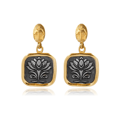 Lotus Awakening | Ohrringe - spirituellen Wiedergeburt - YNNOVIA