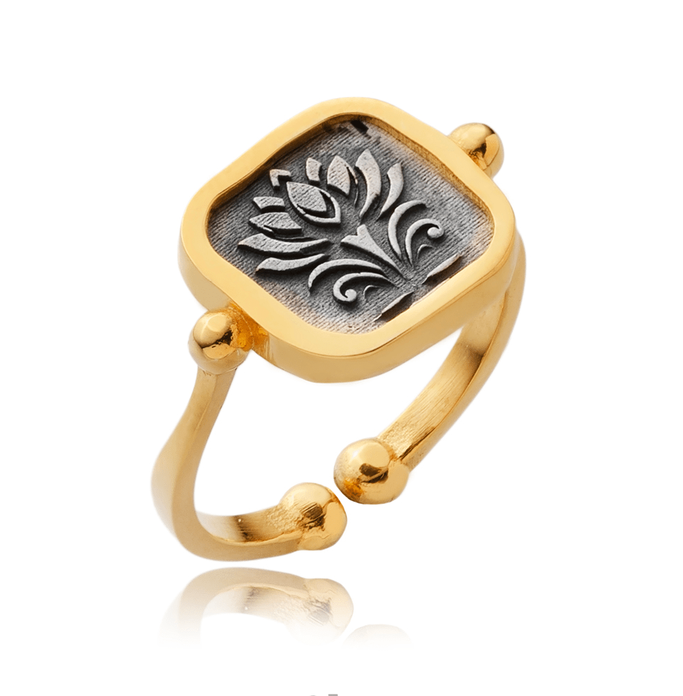 Lotus Awakening | Ring - spirituellen Wiedergeburt - YNNOVIA