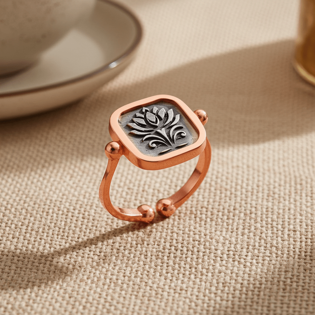 Lotus Awakening | Ring - spirituellen Wiedergeburt - YNNOVIA