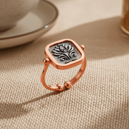 Lotus Awakening | Ring - spirituellen Wiedergeburt - YNNOVIA