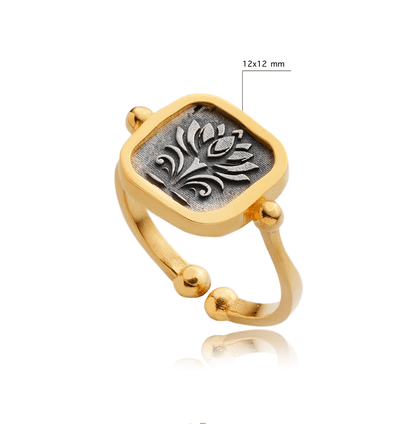 Lotus Awakening | Ring - spirituellen Wiedergeburt - YNNOVIA