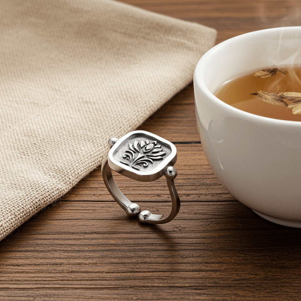 Lotus Awakening | Ring - spirituellen Wiedergeburt - YNNOVIA