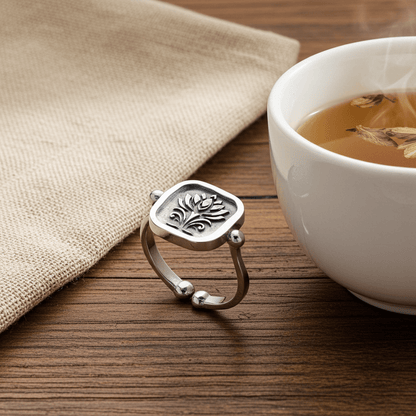 Lotus Awakening | Ring - spirituellen Wiedergeburt - YNNOVIA