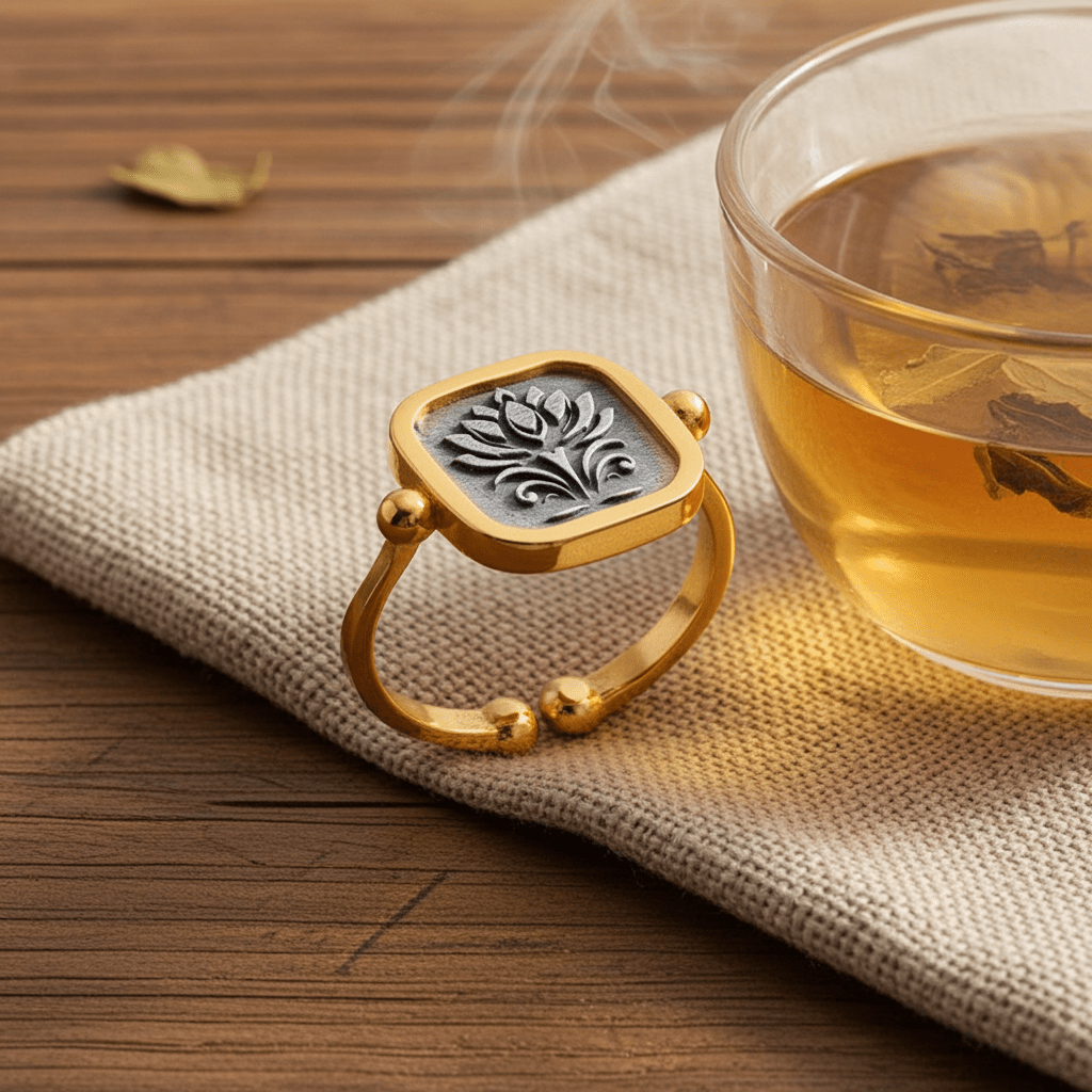 Lotus Awakening | Ring - spirituellen Wiedergeburt - YNNOVIA