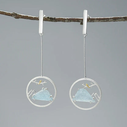 Alpenglanz – Schmuckset mit Aquamarin