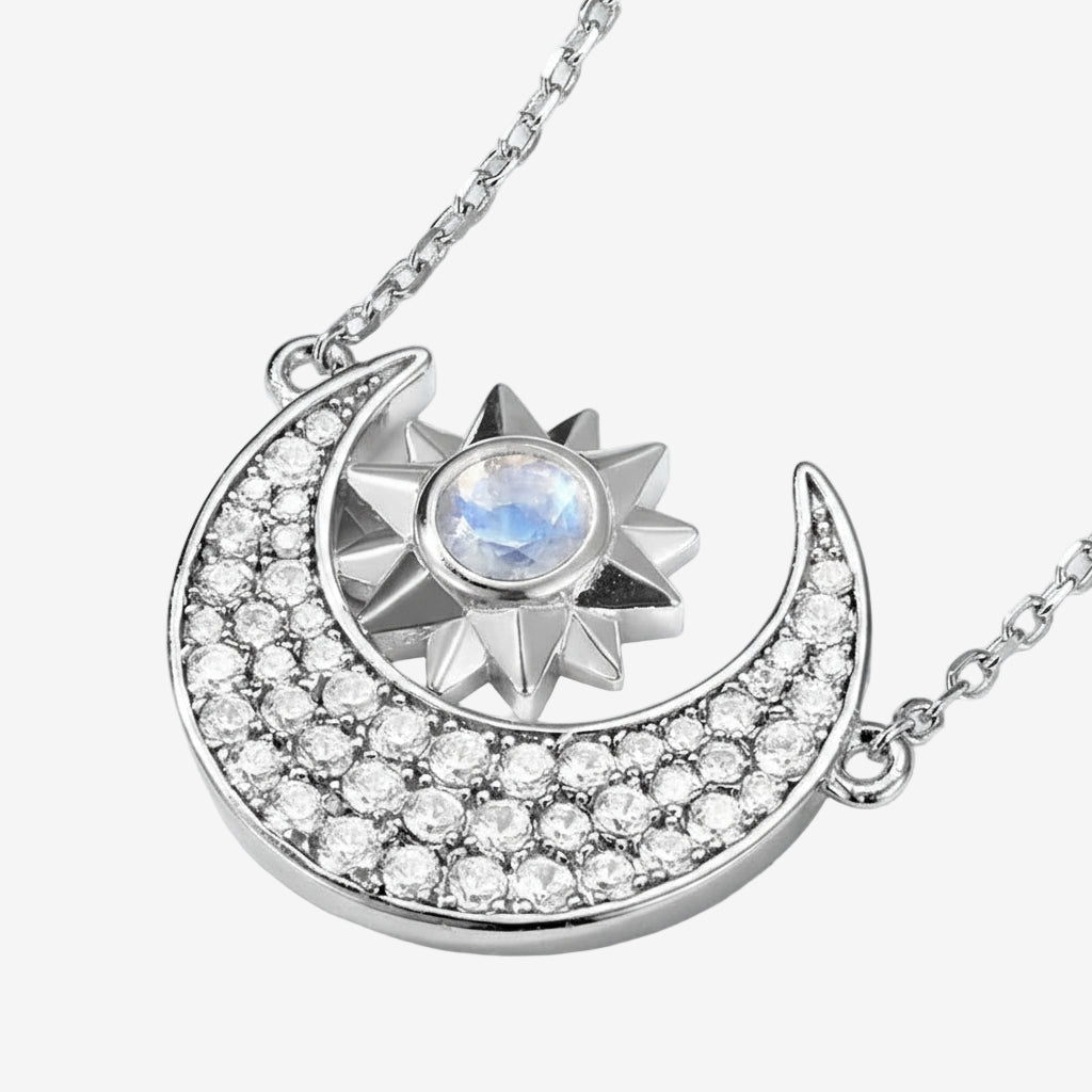 Mondstein - Kette | Luna Lumen | Intuition & Lichtkraft - YNNOVIA